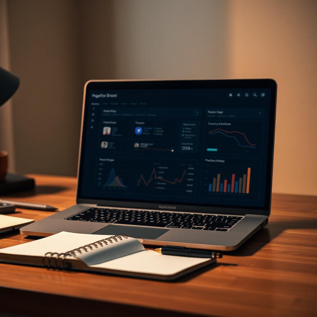 Interface d'un outil métier low-code